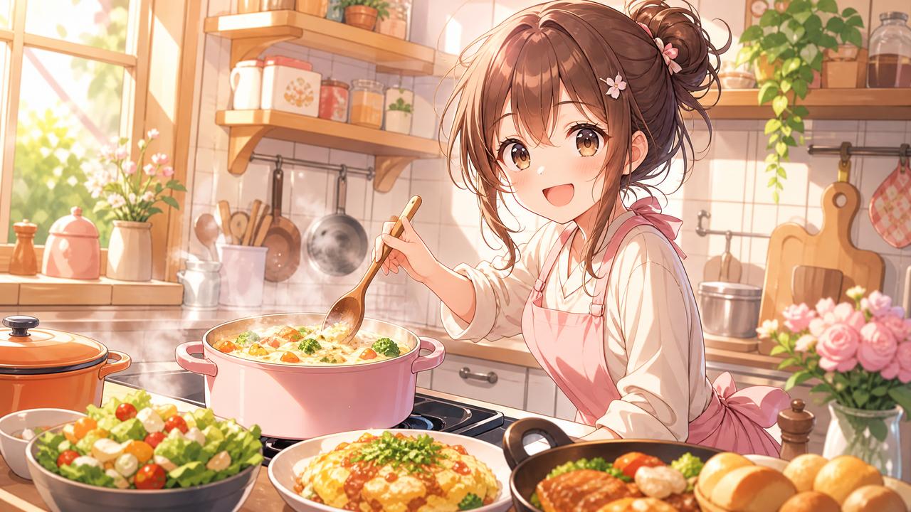 溏心vlog动漫-美食生活动漫